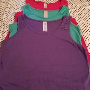 3 tank tops